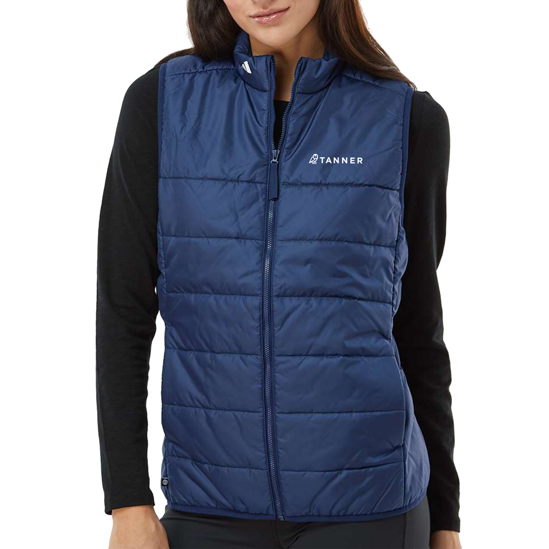 Adidas womens puffer vest sales