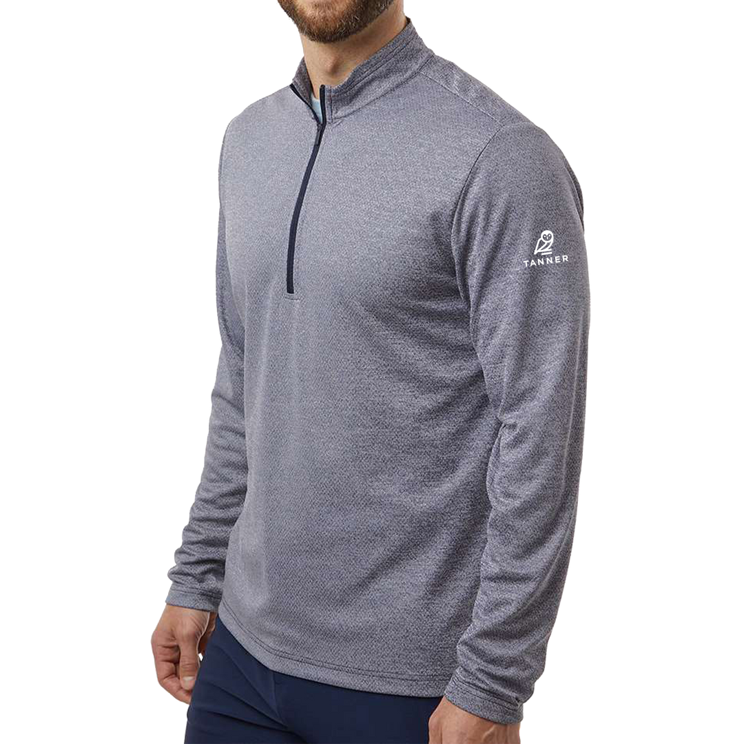Adidas - Space Dyed Quarter-Zip Pullover