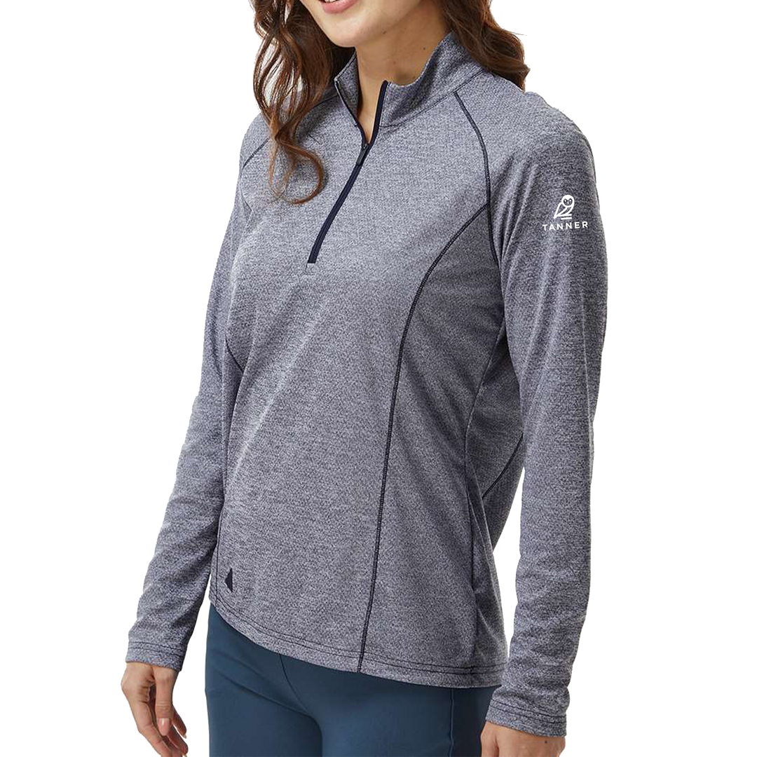 Adidas - Women's Space Dyed Quarter-Zip Pullover