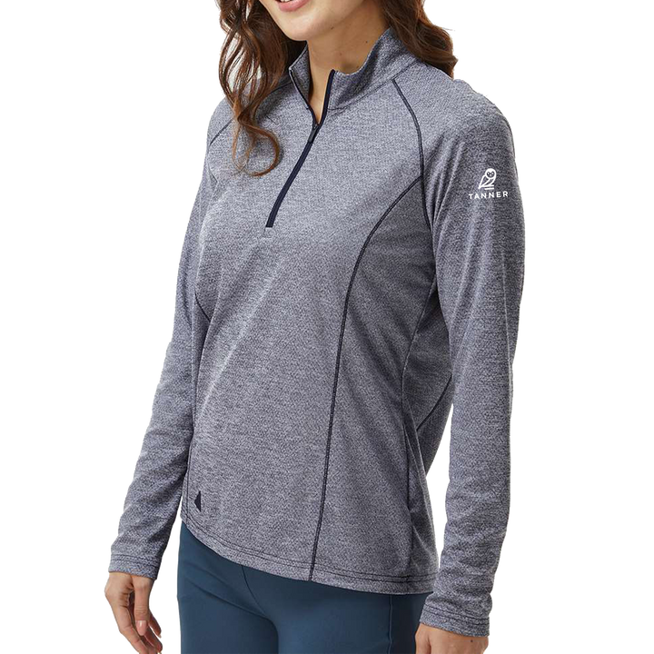 Adidas - Women's Space Dyed Quarter-Zip Pullover
