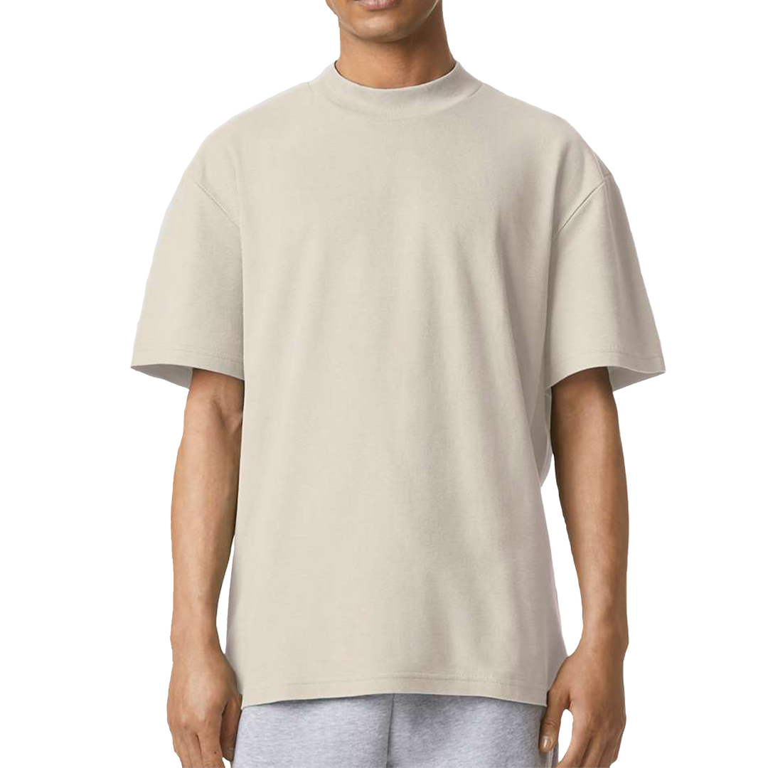 American Apparel - Pique Mockneck Tee