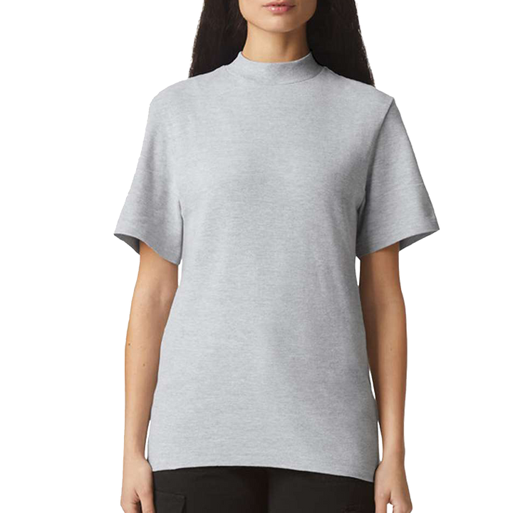 American Apparel - Pique Mockneck Tee
