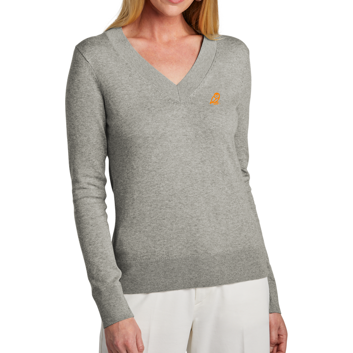 Brooks Brothers® Women’s Cotton Stretch V-Neck Sweater