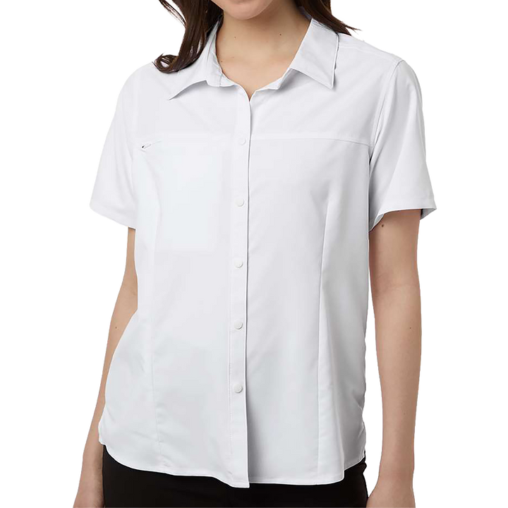 CORE365 Women's UltraUVP Shoreline Short Sleeve Staff Shirt