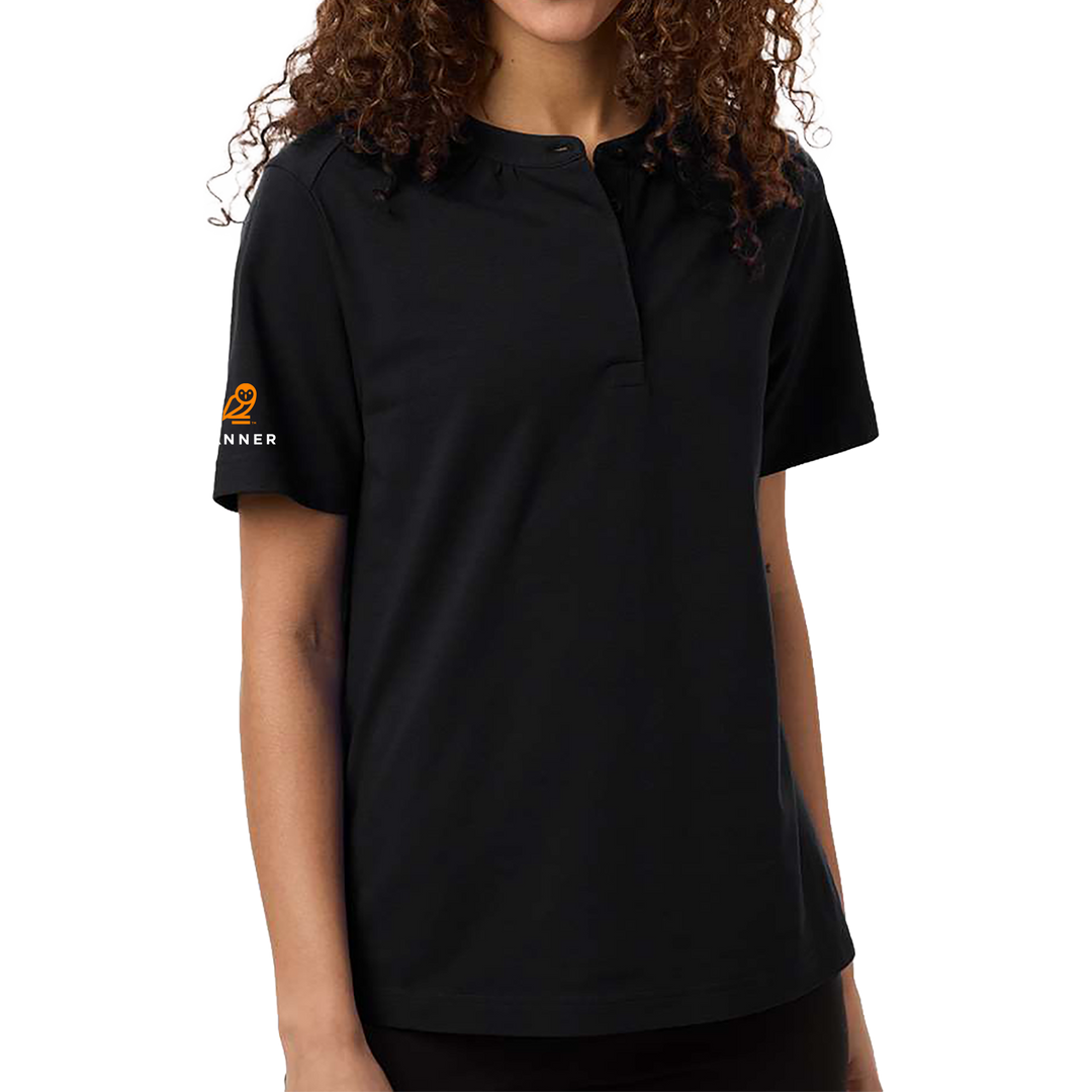 Devon & Jones Women's Seaton Pebble Textured Polo