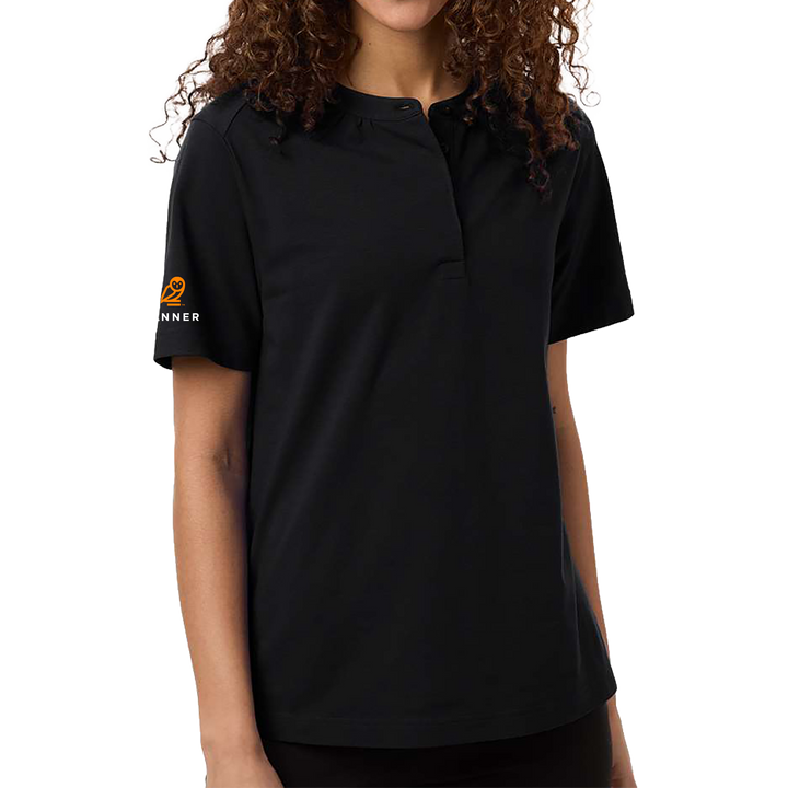 Devon & Jones Women's Seaton Pebble Textured Polo