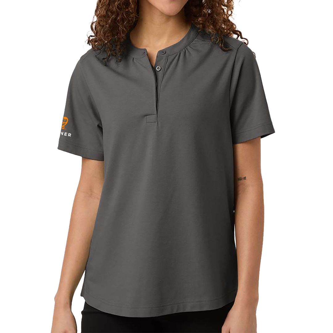 Devon & Jones Women's Seaton Pebble Textured Polo