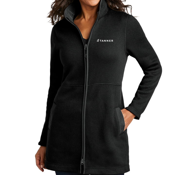 Port Authority® Women's Arc Sweater Fleece Long Jacket
