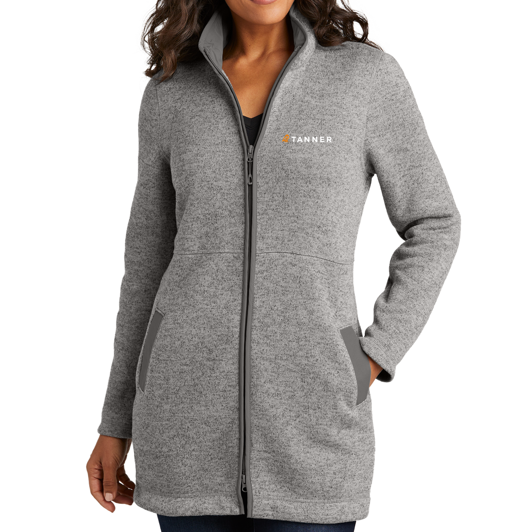Port Authority® Women's Arc Sweater Fleece Long Jacket