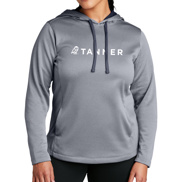 Sport-Tek ® PosiCharge ® Sport-Wick ® Heather Fleece Hooded Pullover