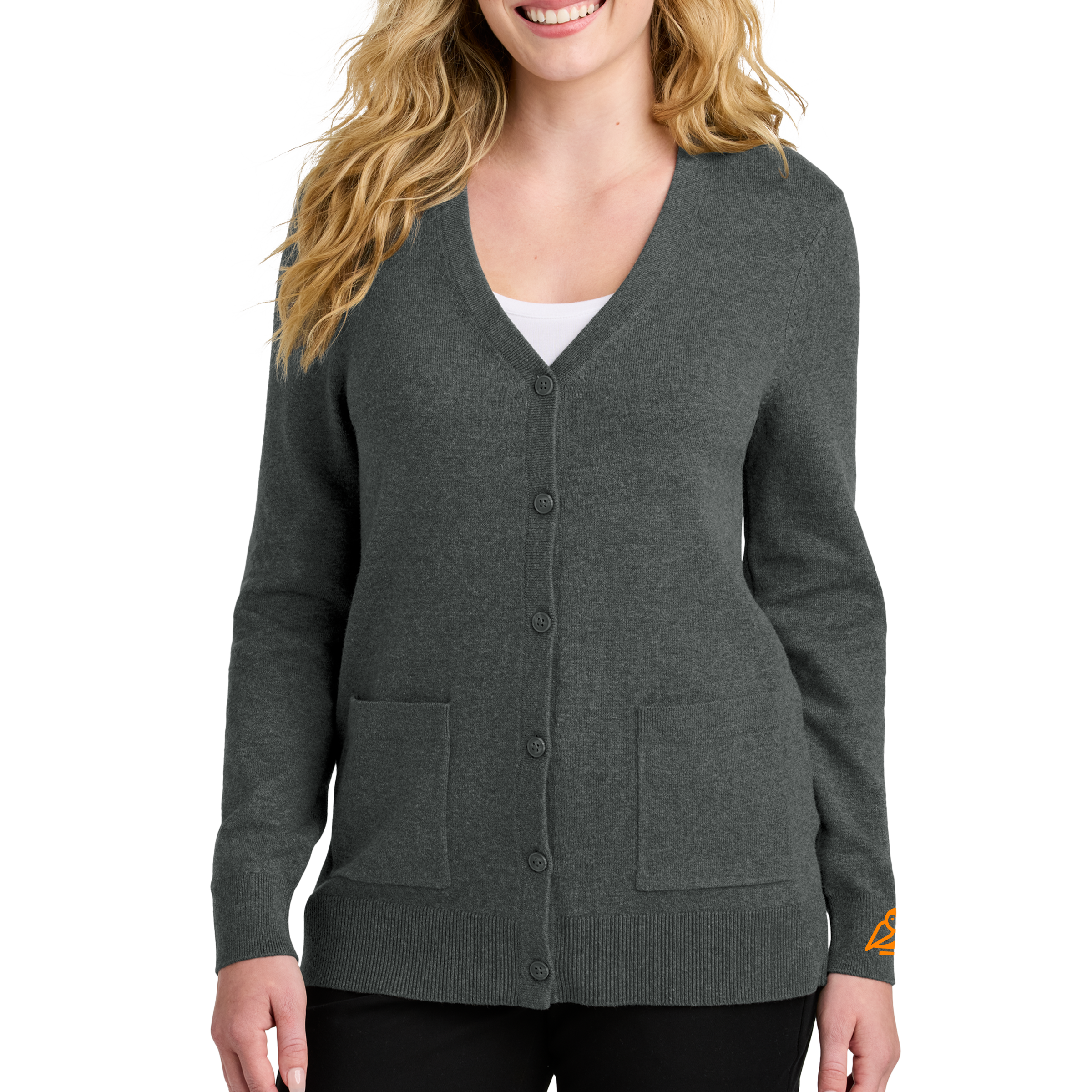 Numeric Lsw Button Port Authority® Women’s Easy Care Button-Up Cardigan Sweater – Tanner Shop