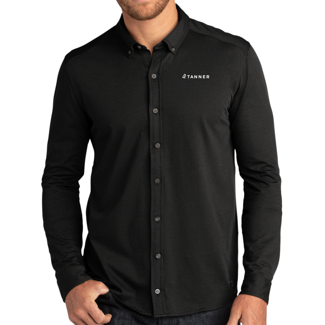 OGIO ® Code Stretch Long Sleeve Button-Up - TANNER CLEARANCE