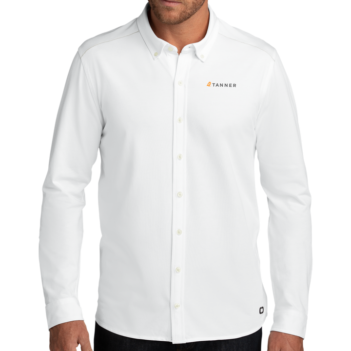 OGIO ® Code Stretch Long Sleeve Button-Up - TANNER CLEARANCE