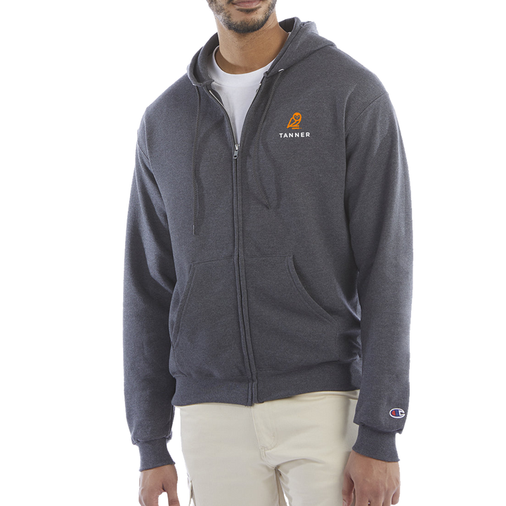 Champion Adult Powerblend® Full-Zip Hooded Sweatshirt