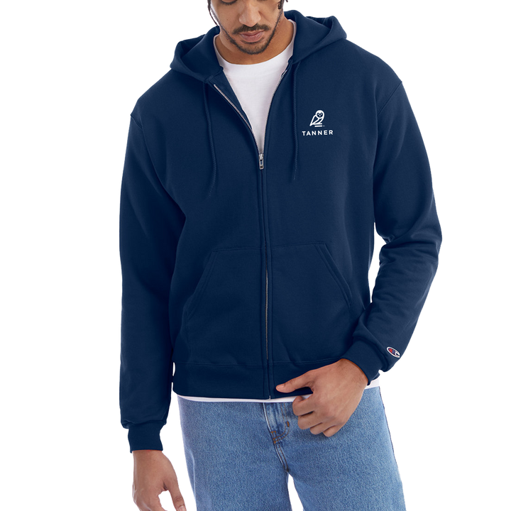 Champion Adult Powerblend® Full-Zip Hooded Sweatshirt